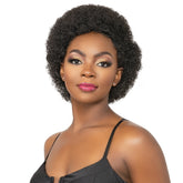 Janet Collection Natural Curly Synthetic Hair Wig - AFRO CADY